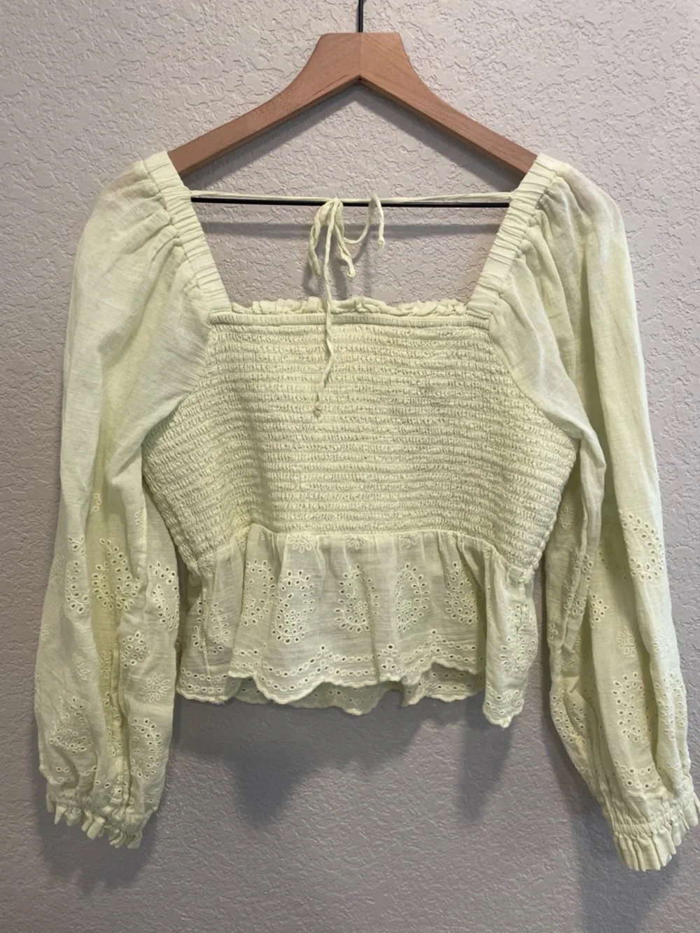 American Eagle Outfitters Size XL Women's Bright Green Crop-top Cotton - Picture 7 of 8